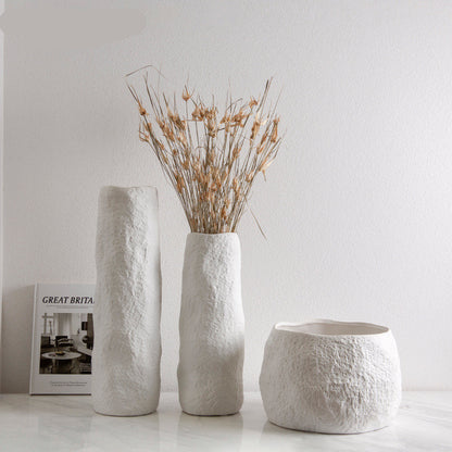 Nordic Handmade Ceramic Natural Vase