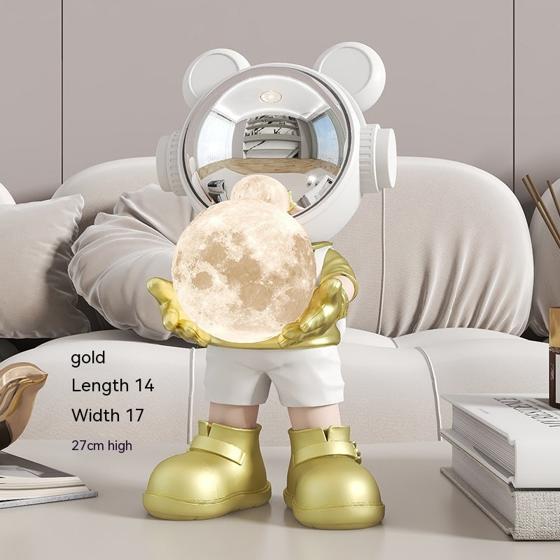 Desktop Space Bear Decoration Moon Light