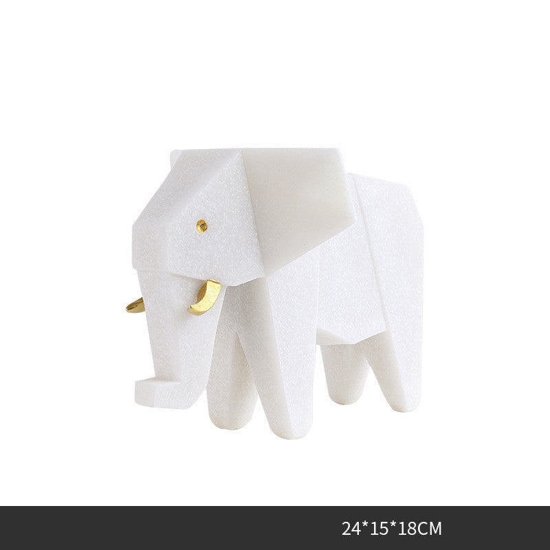 Nordic Home Sandstone Animal Ornament