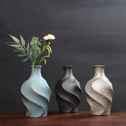 Simulating Dry Flower Ceramic Vase