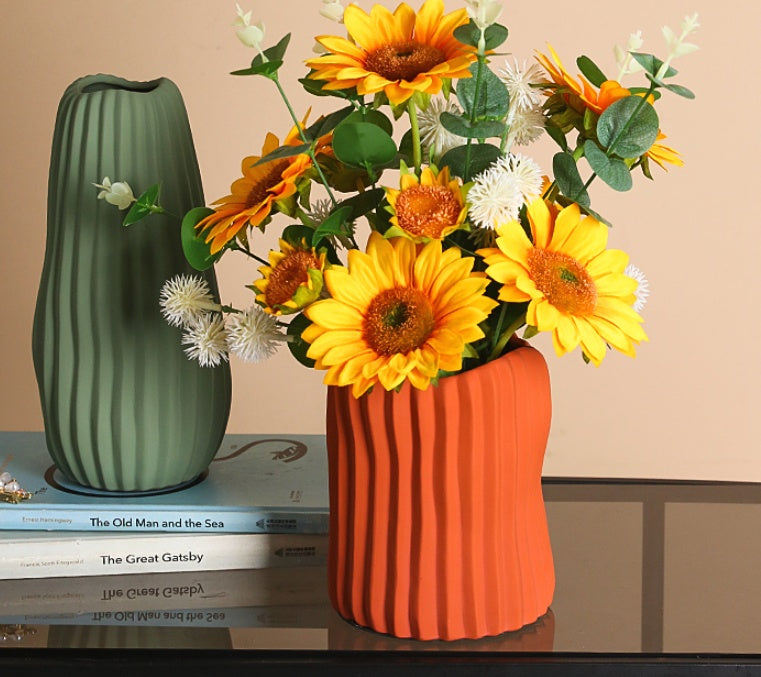 Living Room Flower Arrangement Vases