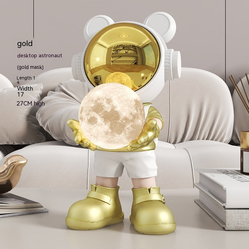 Desktop Space Bear Decoration Moon Light