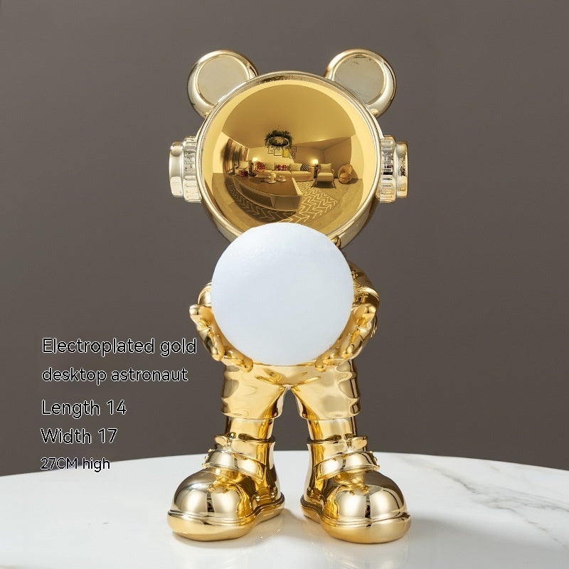 Desktop Space Bear Decoration Moon Light